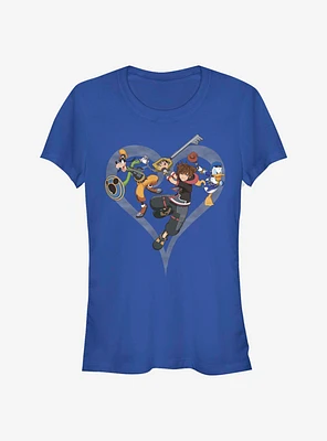 Disney Kingdom Hearts Sora Goofy Donald Girls T-Shirt