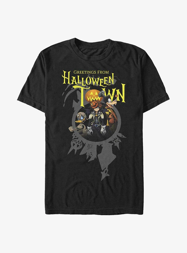 Disney Kingdom Hearts Greetings Halloween Town T-Shirt