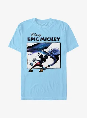 Disney Epic Mickey Paintbrush Splatter T-Shirt