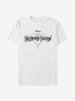 Disney Kingdom Hearts Black And White T-Shirt