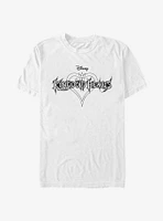 Disney Kingdom Hearts Black And White T-Shirt