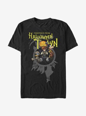 Disney Kingdom Hearts Greetings Halloween Town T-Shirt