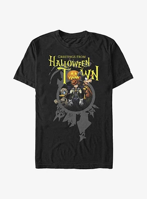 Disney Kingdom Hearts Greetings Halloween Town T-Shirt