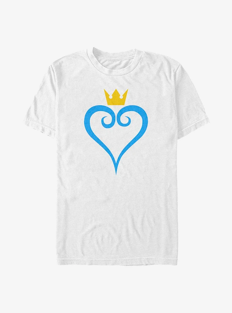 Disney Kingdom Hearts Heart And Crown T-Shirt