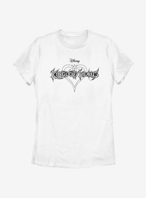 Disney Kingdom Hearts Black And White Womens T-Shirt