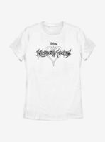 Disney Kingdom Hearts Black And White Womens T-Shirt