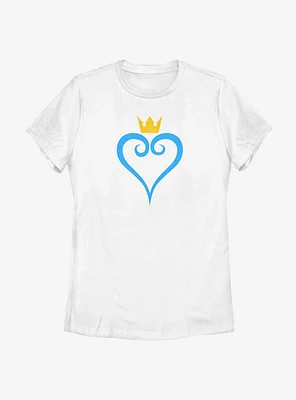 Disney Kingdom Hearts Heart And Crown Womens T-Shirt
