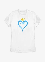 Disney Kingdom Hearts Heart And Crown Womens T-Shirt