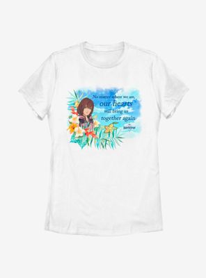 Disney Kingdom Hearts Kairi Floral Womens T-Shirt