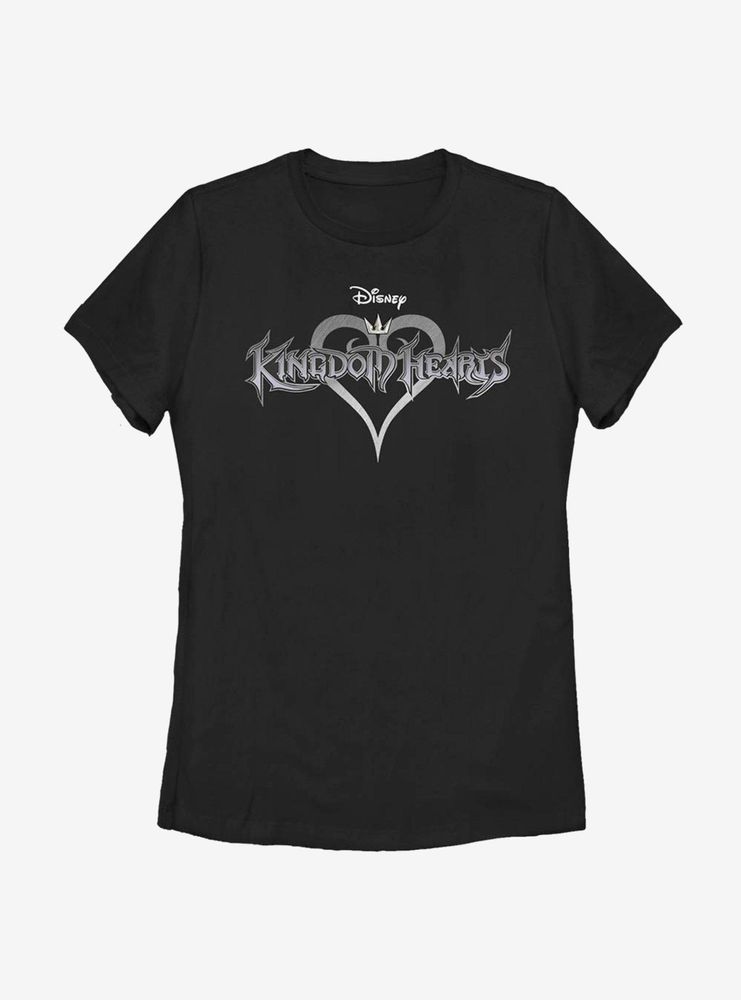 Disney Kingdom Hearts Logo Womens T-Shirt
