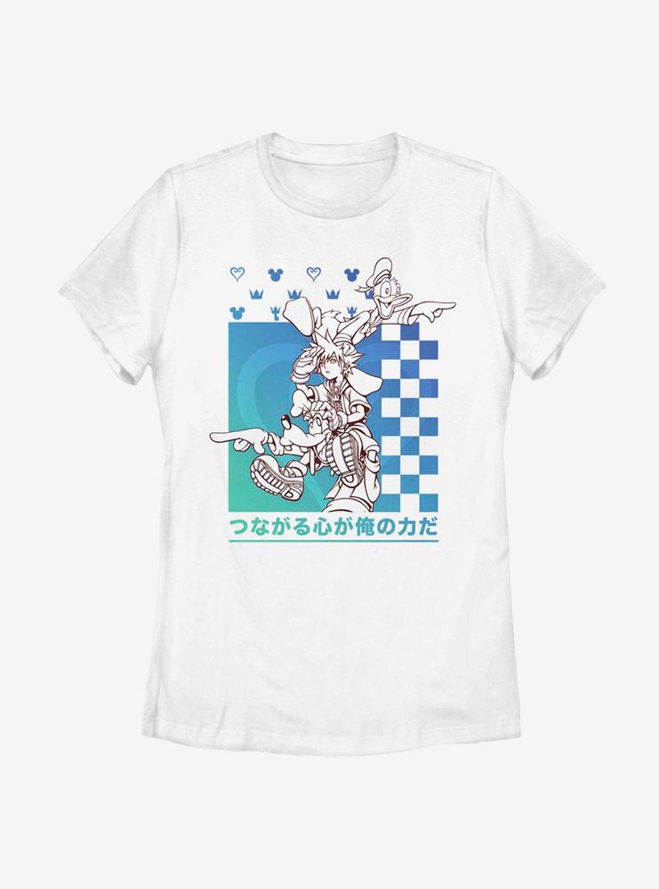 Disney Kingdom Hearts Power Friends Womens T-Shirt