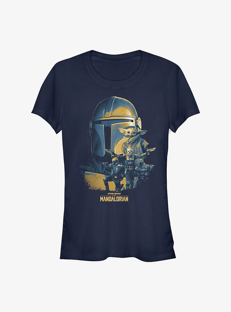 Star Wars The Mandalorian Crew Girls T-Shirt