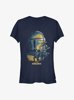 Star Wars The Mandalorian Crew Girls T-Shirt