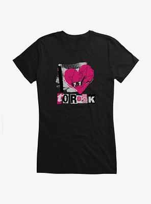 Sonic The Hedgehog Love To Rock Girls T-Shirt