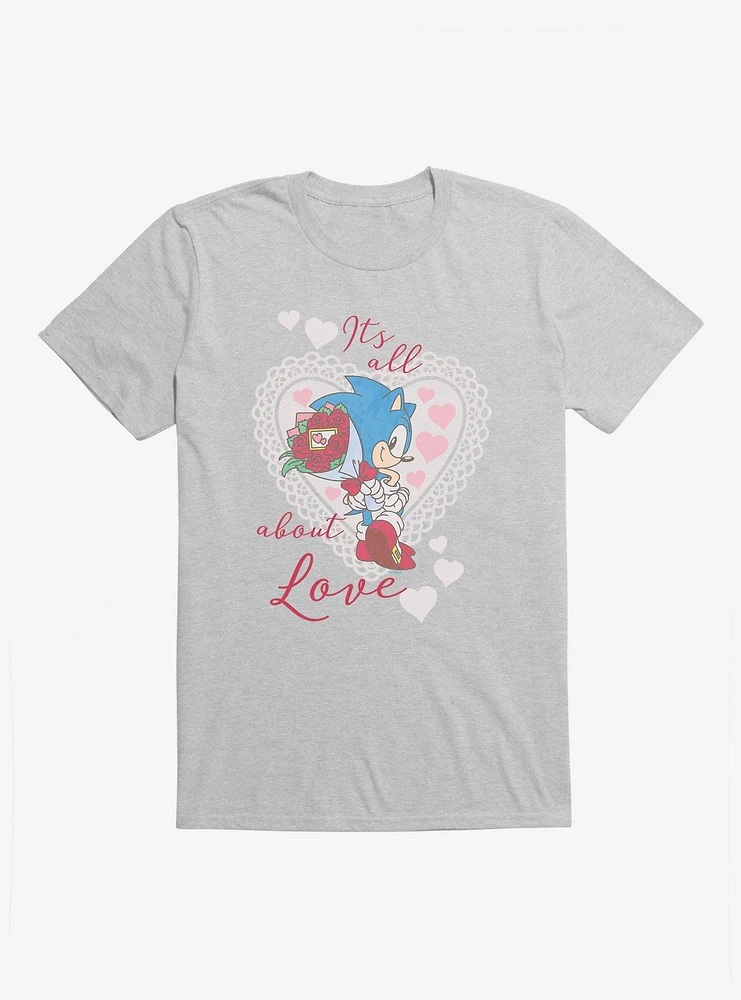 Sonic The Hedgehog It's All About Love T-Shirt