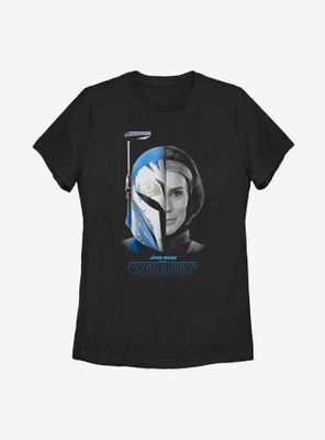 Star Wars The Mandalorian Season 2 Split Helmet Womens T-Shirt