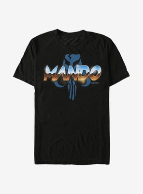 Star Wars The Mandalorian Mando Chrome T-Shirt