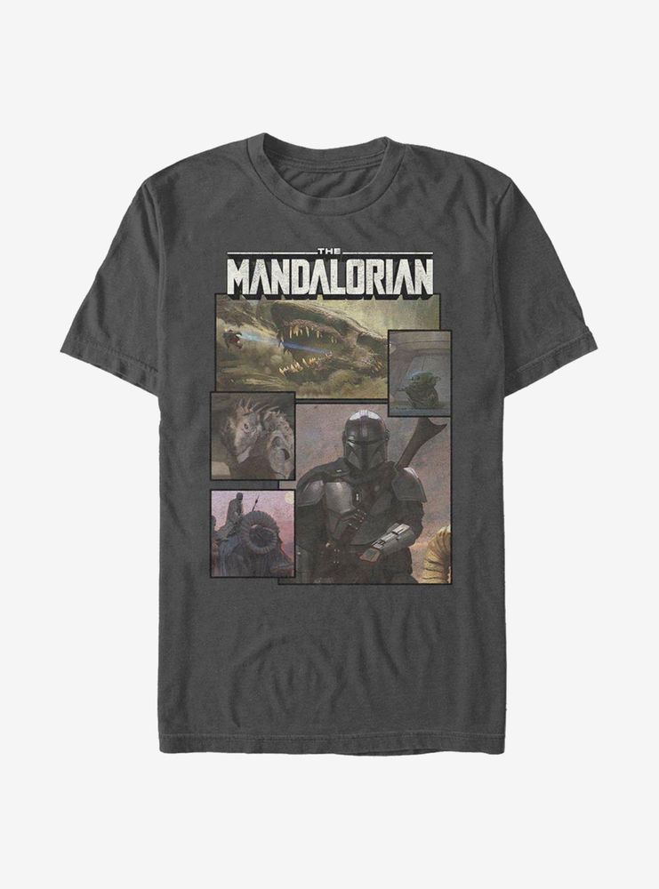 Star Wars The Mandalorian Panelz T-Shirt