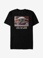 Star Wars The Mandalorian Told About Snacks T-Shirt