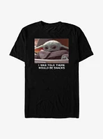 Star Wars The Mandalorian Told About Snacks T-Shirt