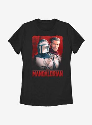 Star Wars The Mandalorian Mando And Cobb Womens T-Shirt