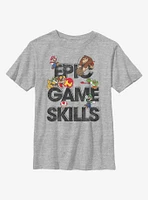 Nintendo Super Mario Epic Game Skills Youth T-Shirt