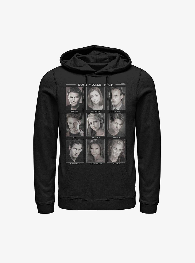 Buffy The Vampire Slayer Faces Of Hoodie