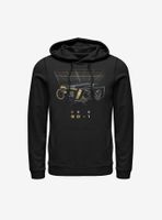 Star Wars Jedi Fallen Order BD-1 Gold Hoodie