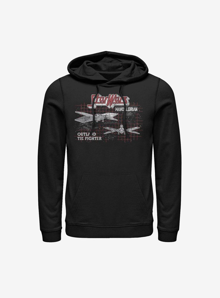 Star Wars The Mandalorian Outland Grid Hoodie