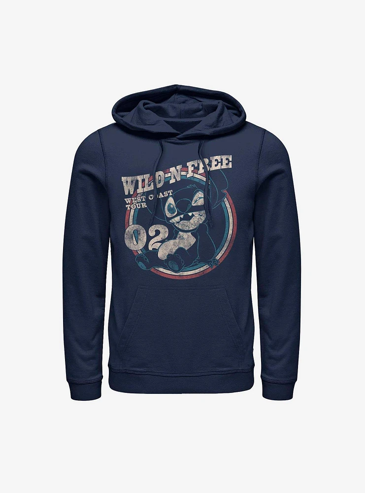 Disney Lilo And Stitch Americana Circle Hoodie