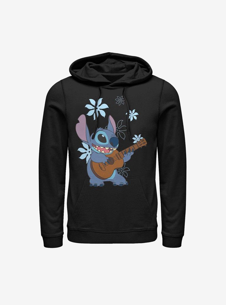 Disney Lilo And Stitch Flowers Hoodie