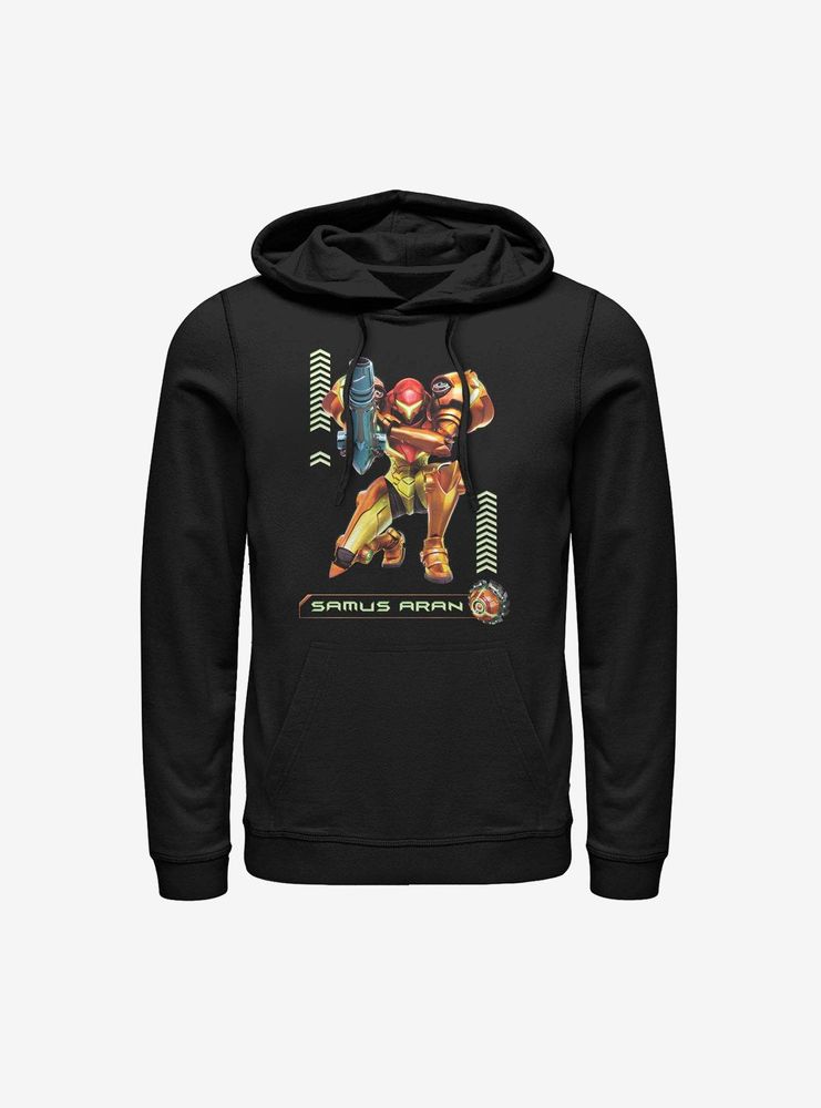 Nintendo Metroid Samus And Ball Hoodie