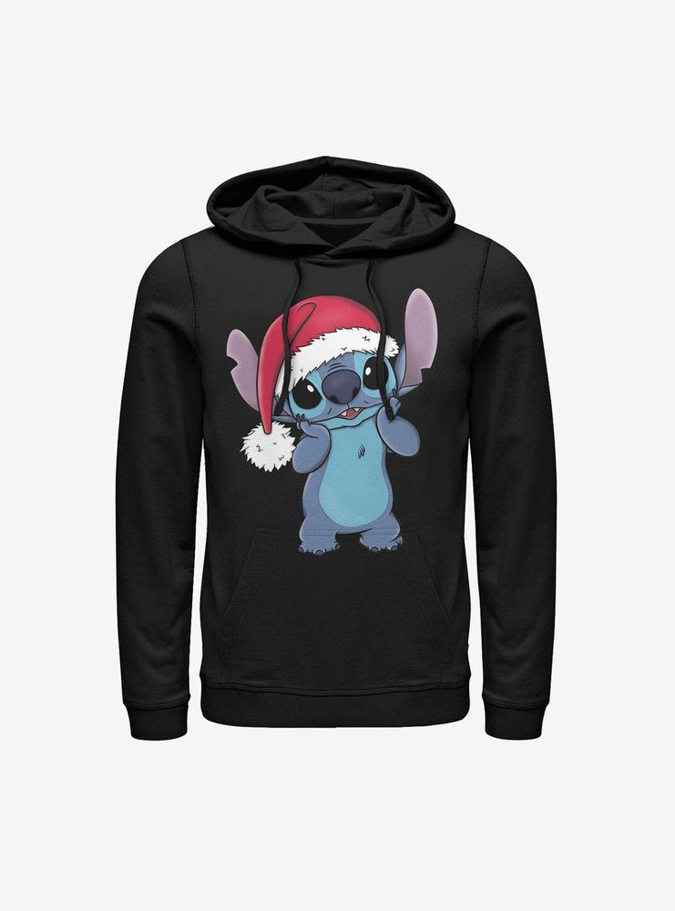 Disney Lilo And Stitch Santa Hat Hoodie