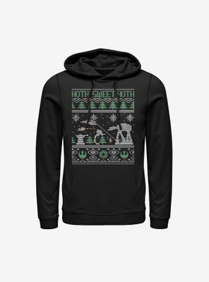 Star Wars Holiday Battle Sweater Pattern Hoodie