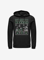 Star Wars Holiday Battle Sweater Pattern Hoodie