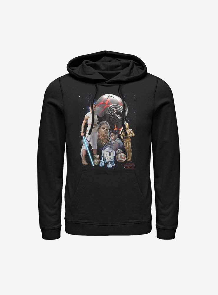 Star Wars Episode IX: The Rise Of Skywalker Galaxies Heroes Hoodie