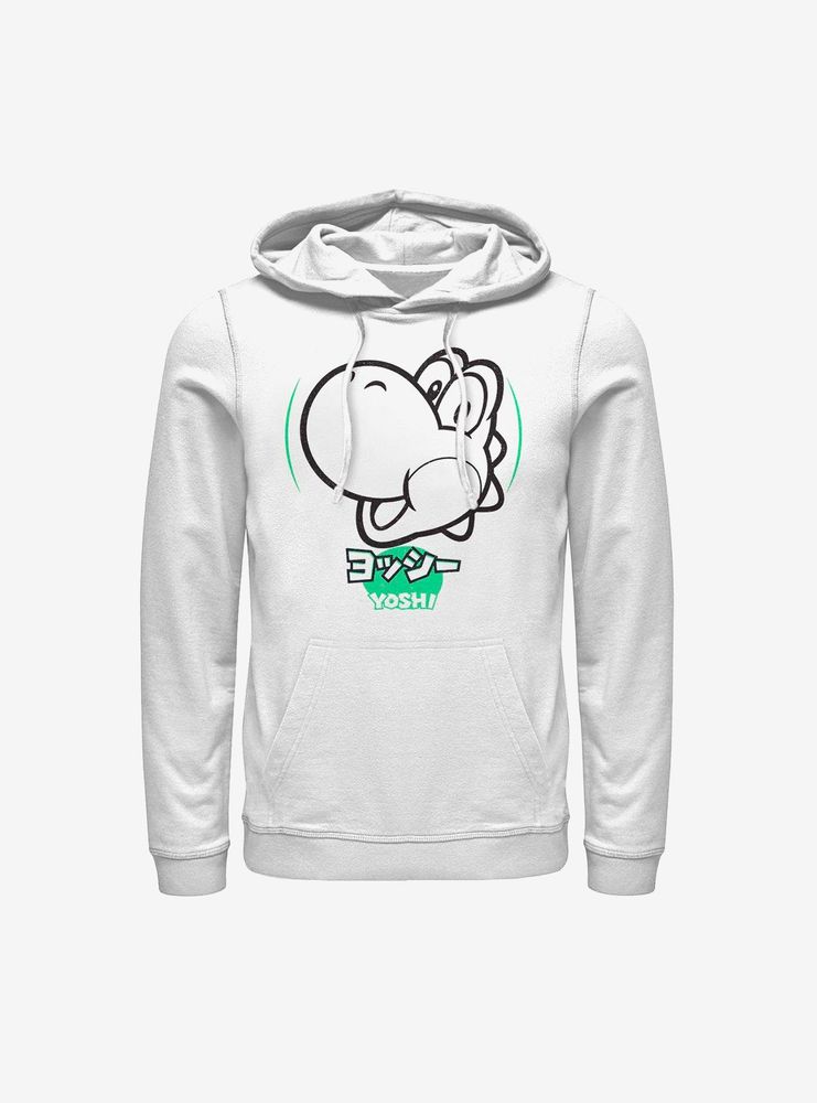 Nintendo Super Mario Yoshi Japanese Text Hoodie