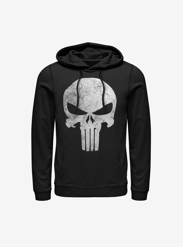 Marvel Punisher Distressed Skull Hoodie