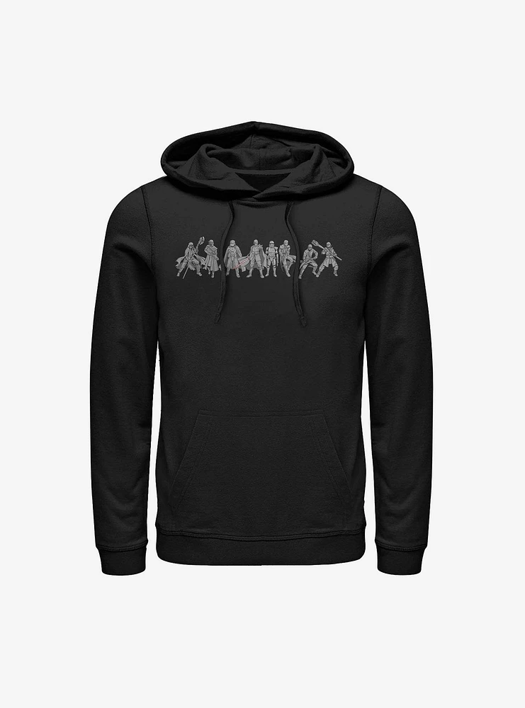 Star Wars Episode IX: The Rise Of Skywalker New Order Lineup Hoodie