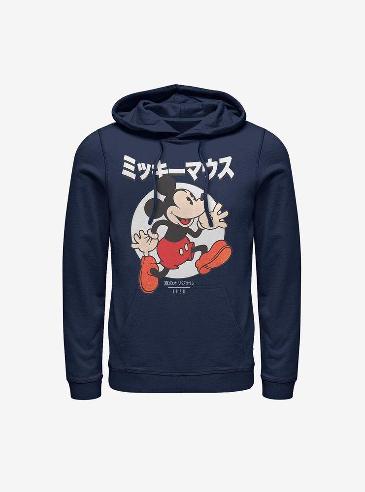 Boxlunch Disney Mickey Mouse Japanese Text Hoodie