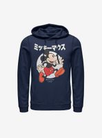 Disney Mickey Mouse Japanese Text Hoodie