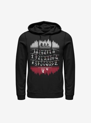 Stranger Things Alphabet Lights Hoodie