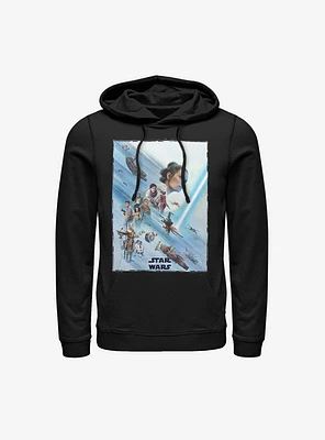 Star Wars Episode IX: The Rise Of Skywalker Rey Poster Hoodie