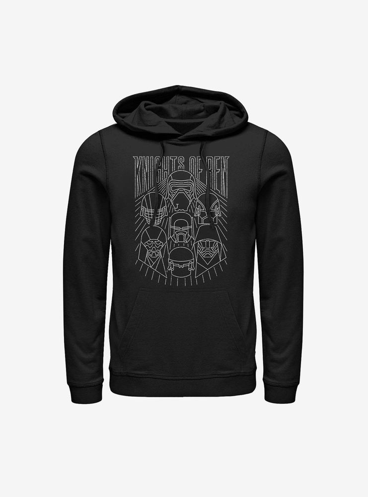 Star Wars Episode IX: The Rise Of Skywalker Simple Outlines Hoodie