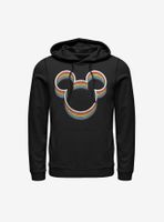 Disney Mickey Mouse Rainbow Ears Hoodie