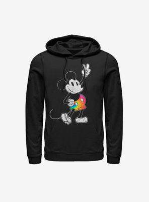 Disney Mickey Mouse Tie Dye Stroked Hoodie