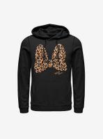 Disney Minnie Mouse Animal Print Bow Hoodie