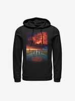 Stranger Things Demogorgon Cloud Poster Hoodie