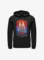 Stranger Things Group Pumpkins Poster Hoodie