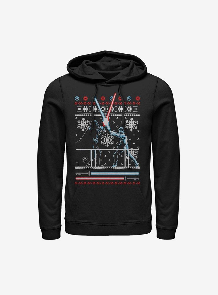 Star Wars Feud Holiday Sweater Pattern Hoodie